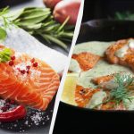 Il salmone è molto tenero e non puzza di alghe: